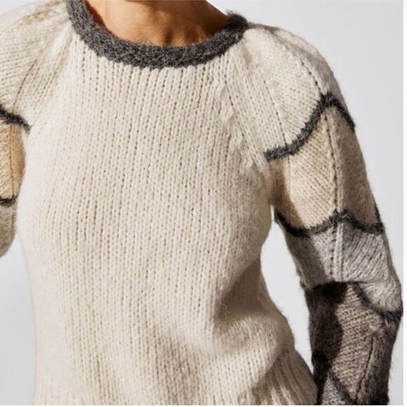 LoveShackFancy Aspyn Alpaca Pullover Large - Picture 3 of 14